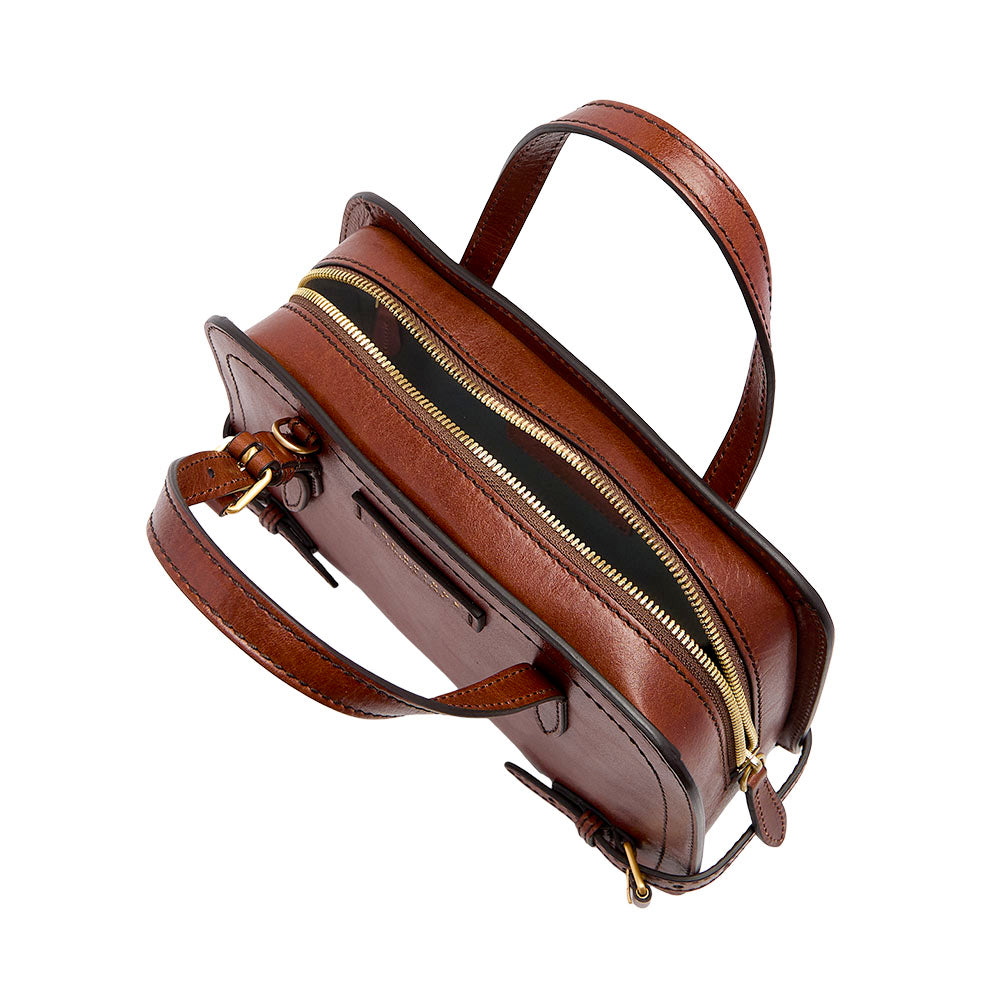 Borsa Donna a Mano THE BRIDGE linea Monica in Pelle Marrone