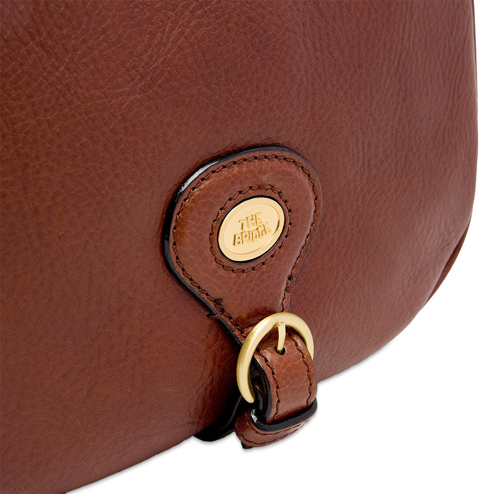 Borsa Donna a Tracolla Media THE BRIDGE linea Isadora in Pelle Marrone