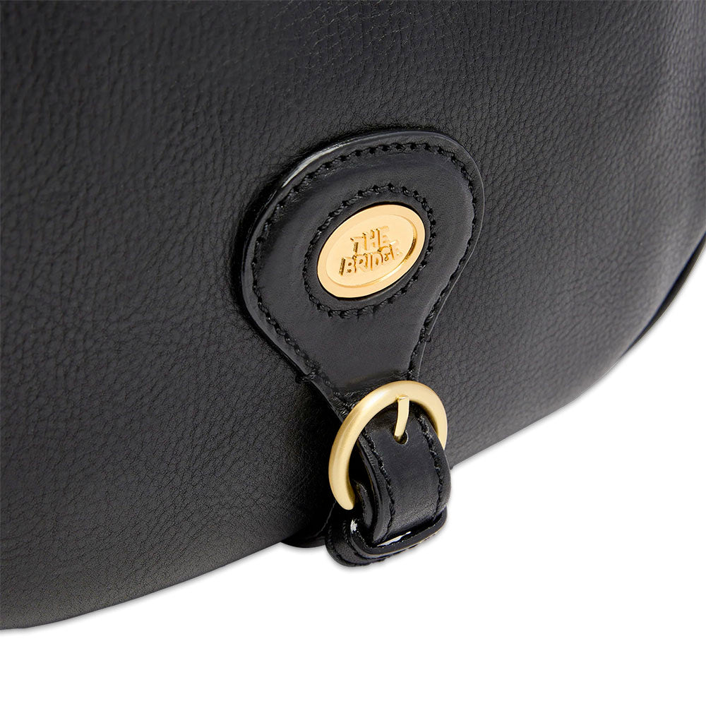Borsa Donna a Tracolla Media THE BRIDGE linea Isadora in Pelle Nera