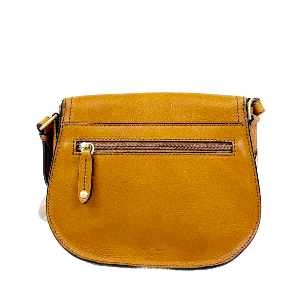 Borsa Donna a Tracolla THE BRIDGE linea Isadora in Pelle color Cognac