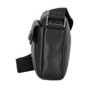 Borsello Uomo Orizzontale THE BRIDGE linea Ludovico in Pelle Nera