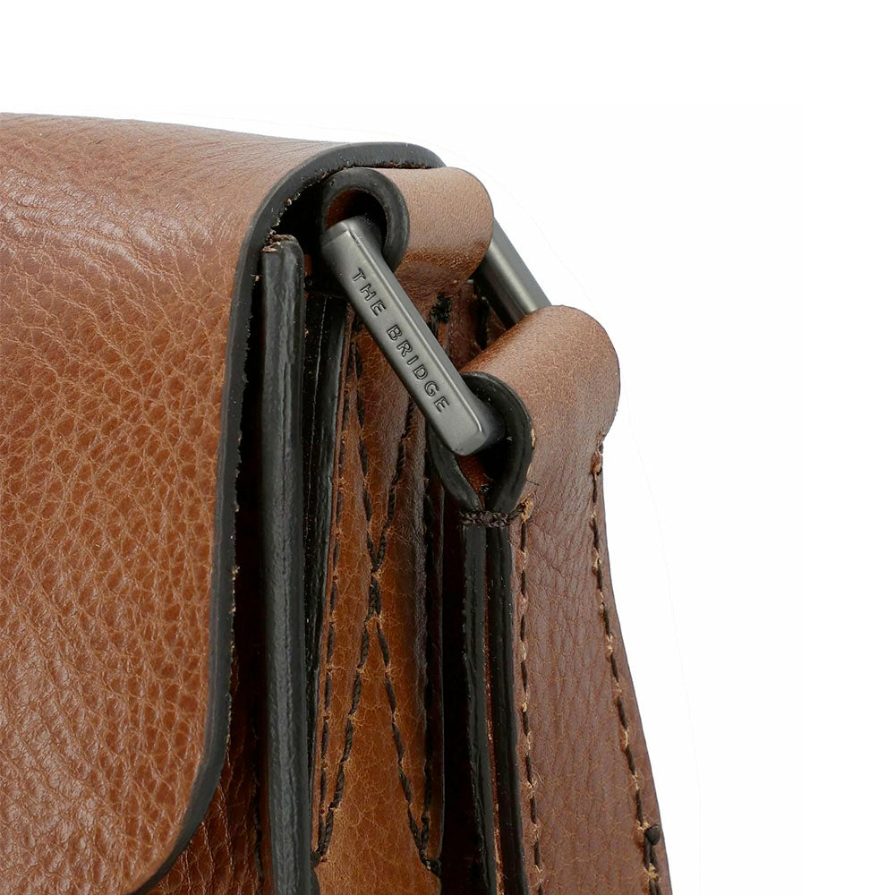 Borsello Uomo THE BRIDGE linea Ettore in Pelle Marrone