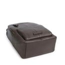 Zaino Uomo Porta PC 14" THE BRIDGE linea Manfredi in Pelle color Moka