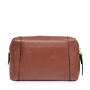 Beauty Case Small THE BRIDGE linea Gemma Travel in Pelle Marrone