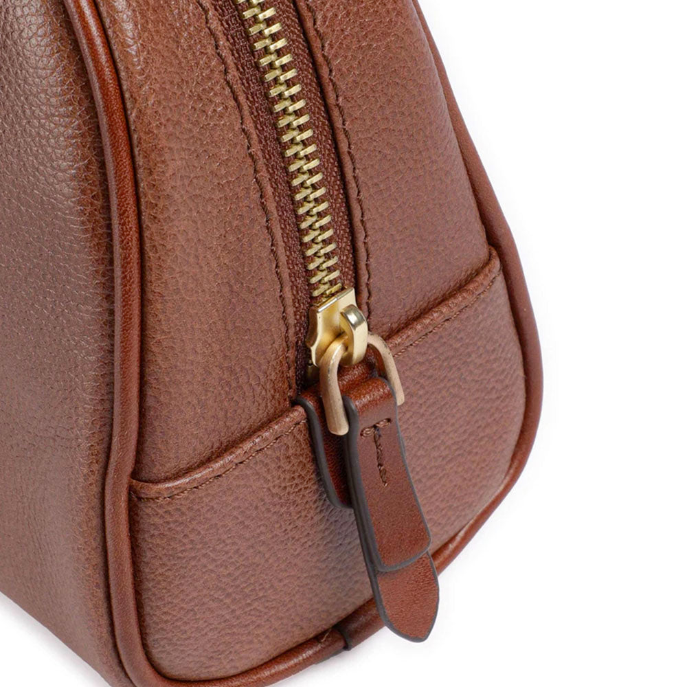 Beauty Case THE BRIDGE linea Elisabetta in Pelle Marrone