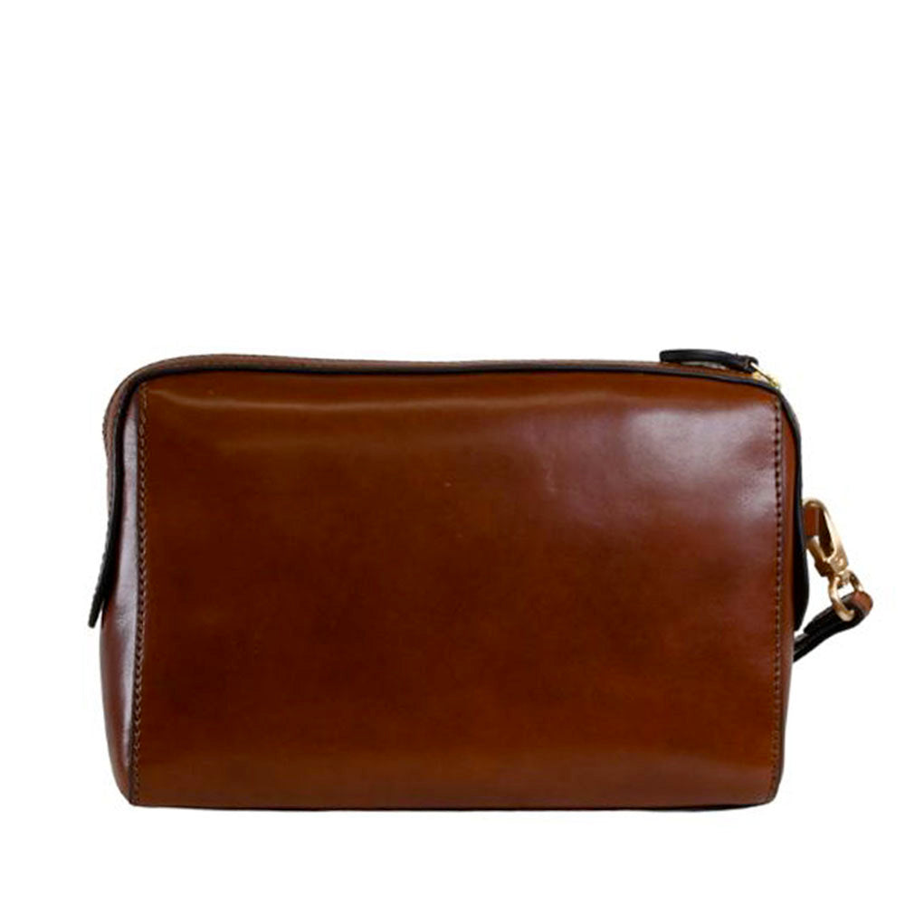 Pochette Donna THE BRIDGE linea Frida in Pelle Marrone