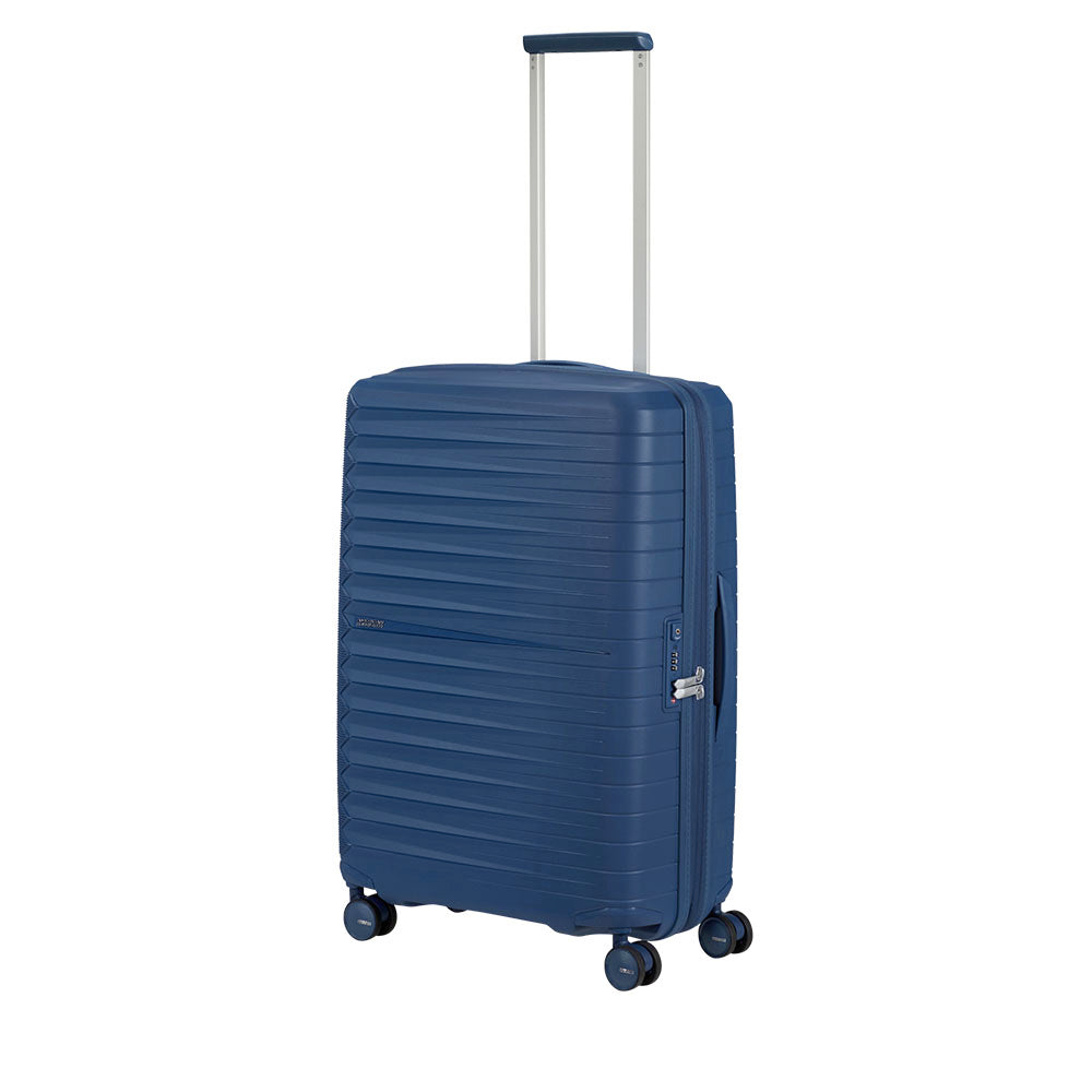 Trolley Medio Rigido Espandibile 4 Ruote AMERICAN TOURISTER linea FastForward colore Navy Blue