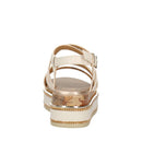 Sandali Platform 1A Classe Alviero Martini in Eco Nappa Bianco Sporco 2484