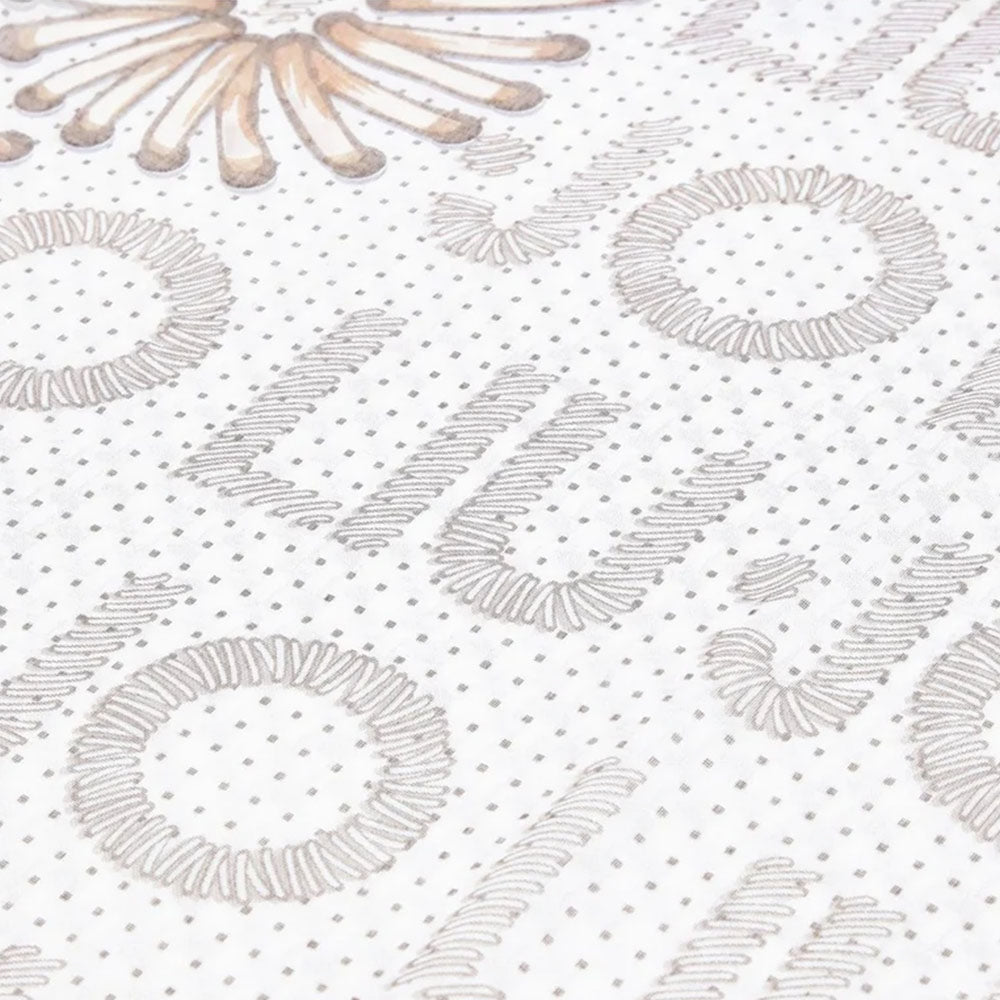 Foulard Donna 120 x 120 cm LIU JO in Tessuto Stampato Blu Chiaro