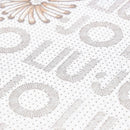 Foulard Donna 120 x 120 cm LIU JO in Tessuto Stampato Blu Chiaro