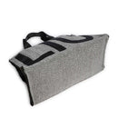 Tote Bag Donna LIU JO in Tessuto Check Nero con Maxi Logo