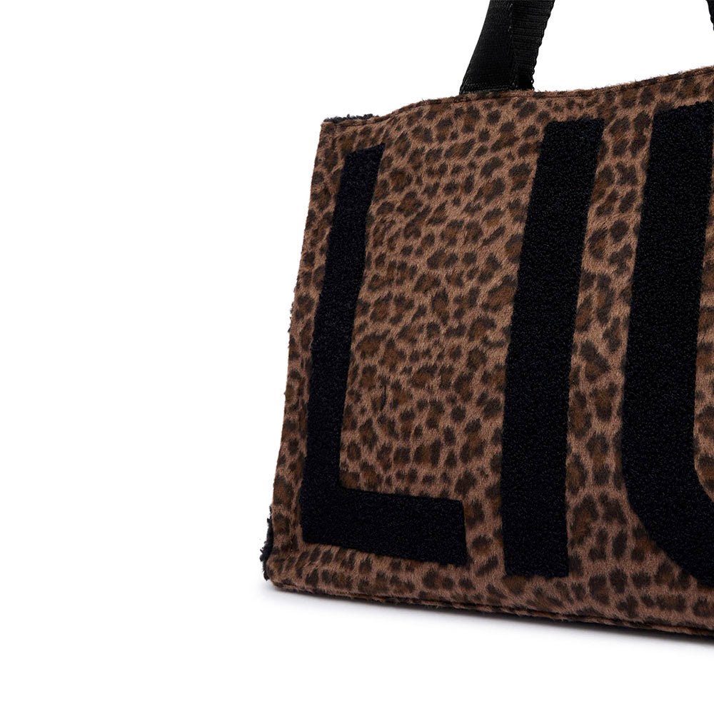 Tote Bag Donna LIU JO in Tessuto stampa Animalier