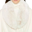 Cappa Donna LIU JO in Montone Sintetico color Burro con Collo in Fake Fur