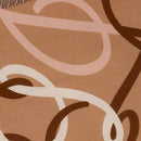 Foulard Donna 120 x 120 cm LIU JO stampa Logo Monogram color Cammello