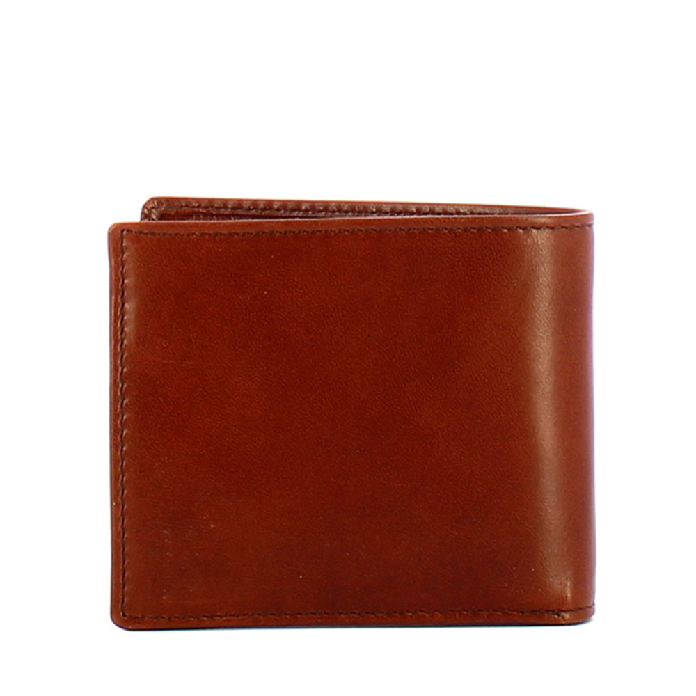 Portafoglio Uomo Piccolo con Portamonete THE BRIDGE linea Lorenzo in Pelle Marrone
