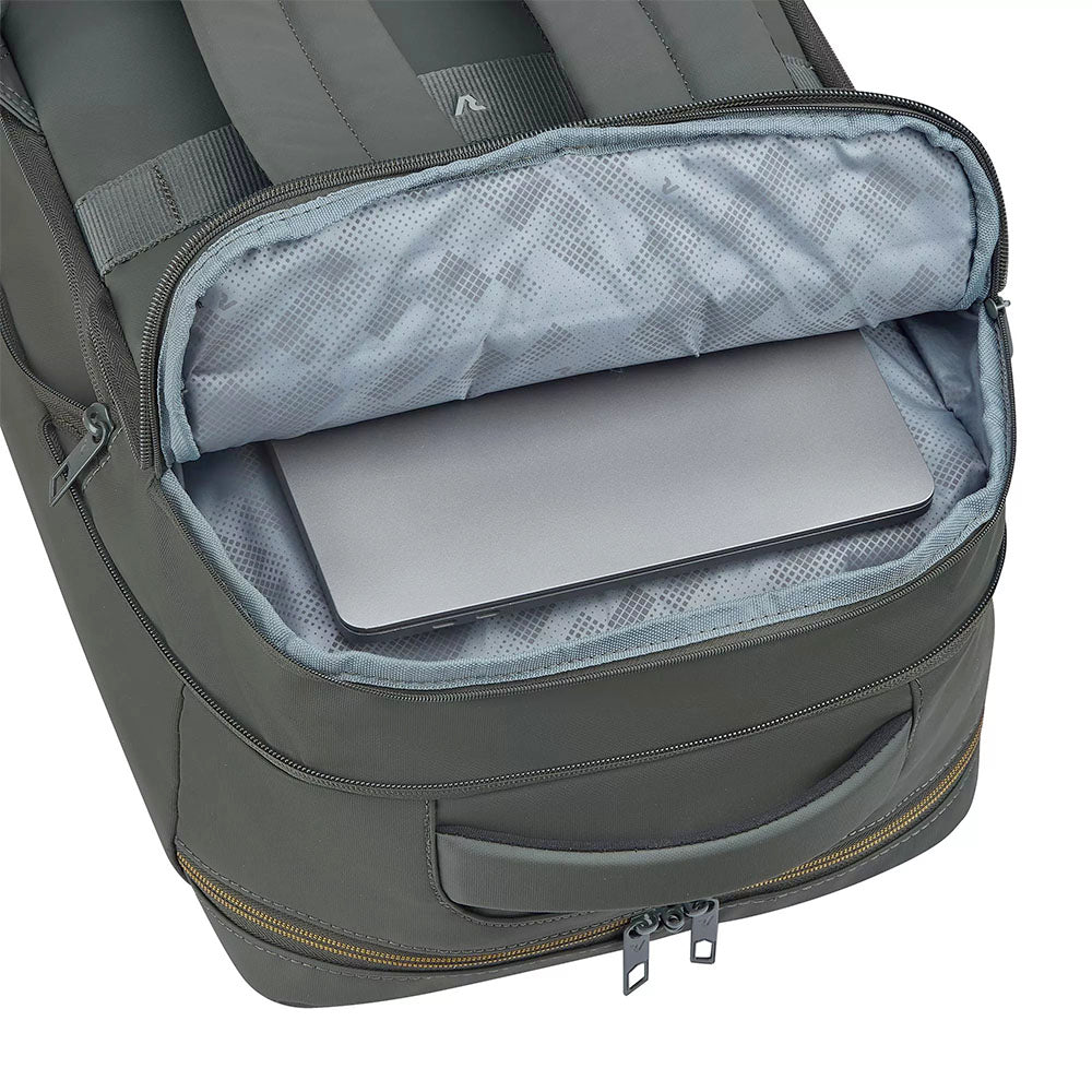 Zaino da Viaggio Underseat Espandibile RONCATO linea Wanderline in Tessuto Gommato Verde Militare