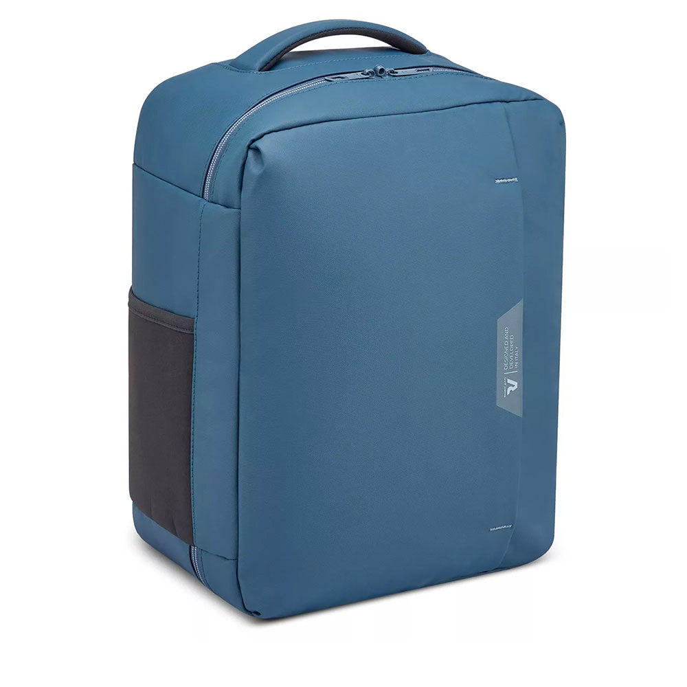 Zaino da Viaggio Underseat con Sacca Sottovuoto RONCATO linea Wanderline in Tessuto Gommato Blu Notte