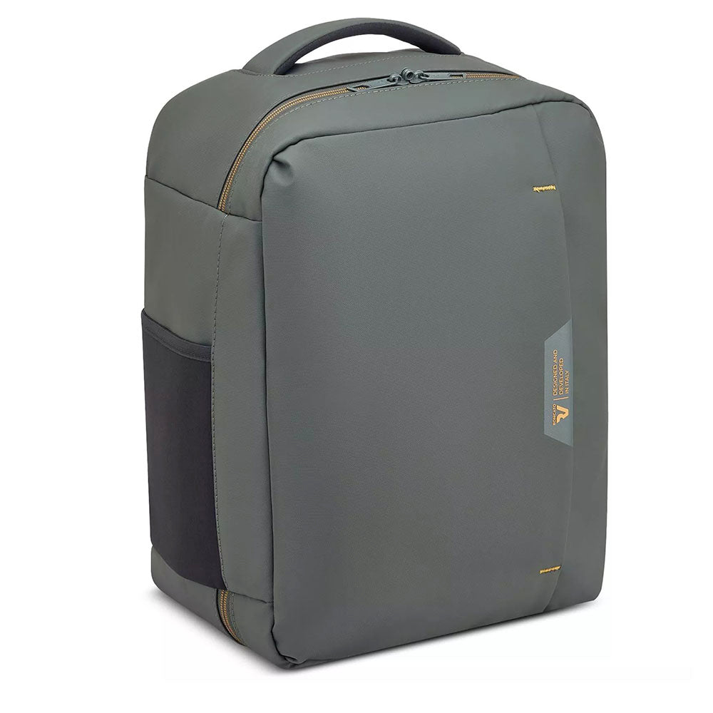 Zaino da Viaggio Underseat con Sacca Sottovuoto RONCATO linea Wanderline in Tessuto Gommato Verde Militare