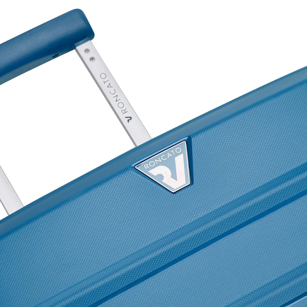 Trolley Rigido Grande Espandibile 4 Ruote RONCATO Linea B-Flying Blu Denim