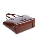 Shopping Bag Donna THE BRIDGE linea Guelfa in Pelle Marrone