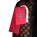 Zaino Unisex SPRAYGROUND stampa Brown and Cream Drip Check Shark