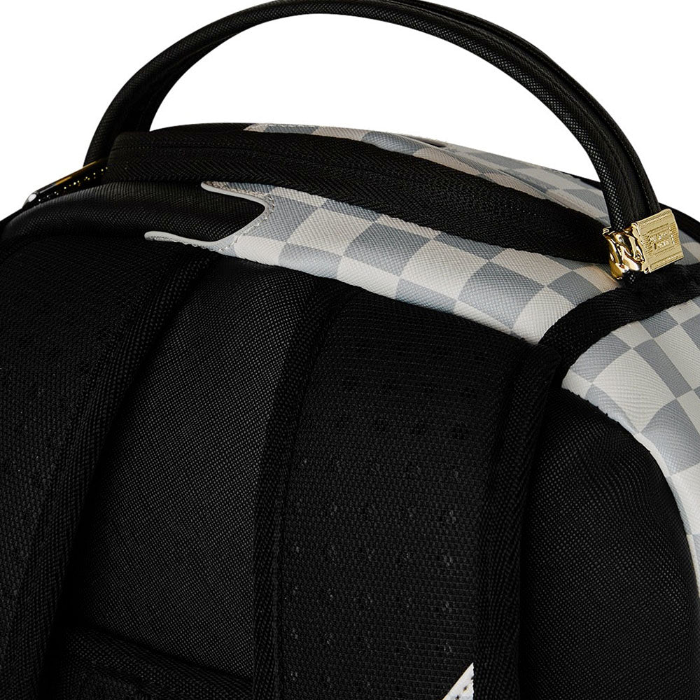 Unisex Rucksack SPRAYGROUND Cream Check Unfinished Shark DLXSV