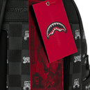 Zaino Small SPRAYGROUND stampa Gray Peeking Character Check Savage