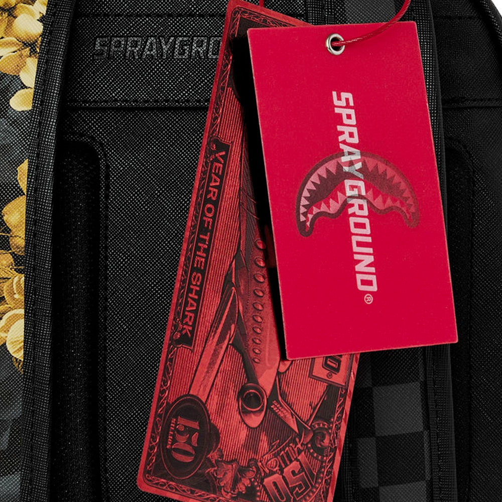 Zaino Small SPRAYGROUND stampa Gold Floral Remix Savage