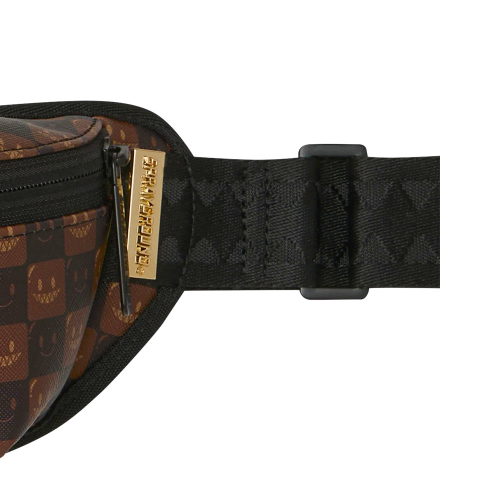Marsupio Unisex SPRAYGROUND stampa Sharks in Paris WTF Bubble Brown Check