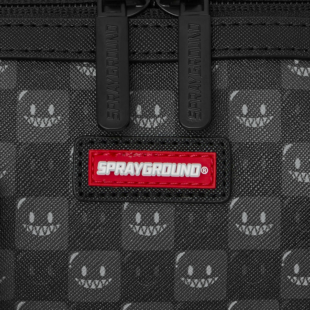 Bauletto Unisex SPRAYGROUND stampa Sharks in Paris WTF Bubbly Black Check