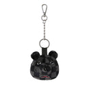 Portachiavi a Forma di Orso SPRAYGROUND stampa Grey Checker Bear Head