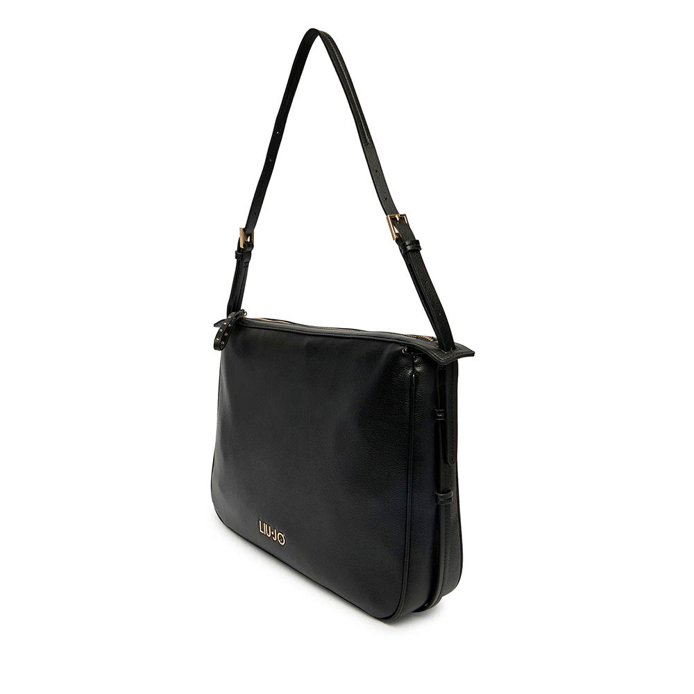 Hobo Bag Large Donna LIU JO Better stampa Bottalata Nera