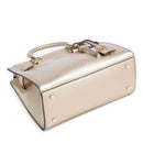 Borsa Donna a Mano LIU JO Better effetto Bottalato Light Gold con Charm