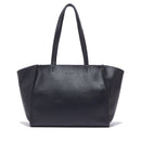 Tote Bag Large Donna LIU JO effetto Bottalato Nero con Logo Ricamato