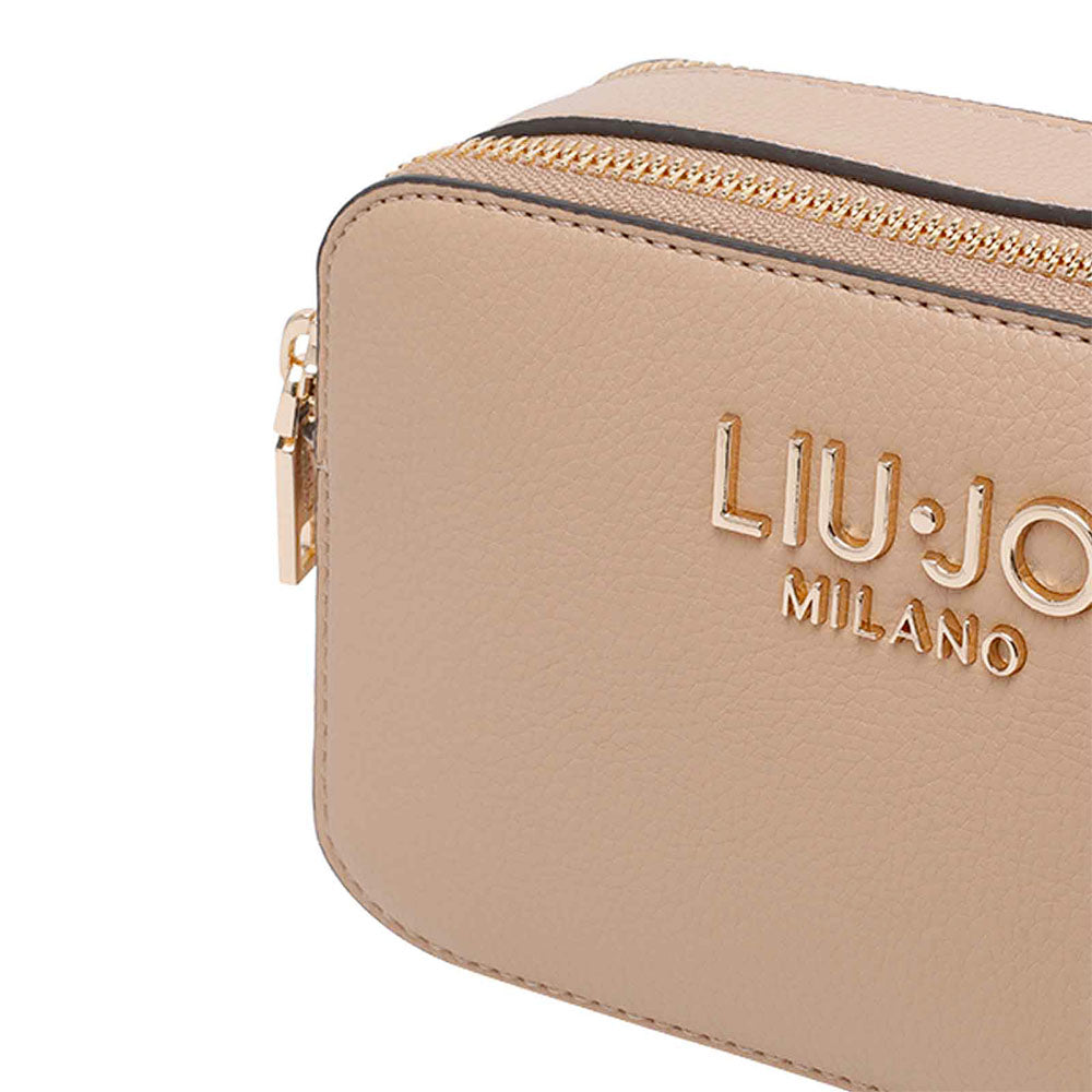 Borsa Donna a Tracolla Small LIU JO Better stampa Bottalata Dark Cipria