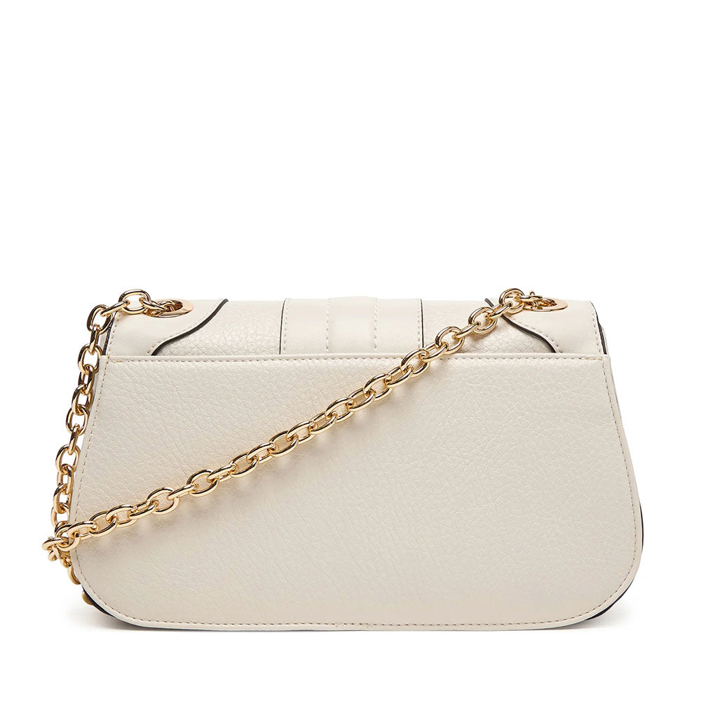 Borsa Donna Media a Tracolla LIU JO effetto Bottalato color Crema