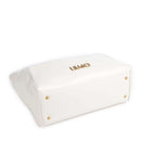 Women's Large Cream Tote Bag LIU JO with Decorative Chain