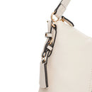 Borsa Donna Hobo Media LIU JO effetto Bottalato color Crema
