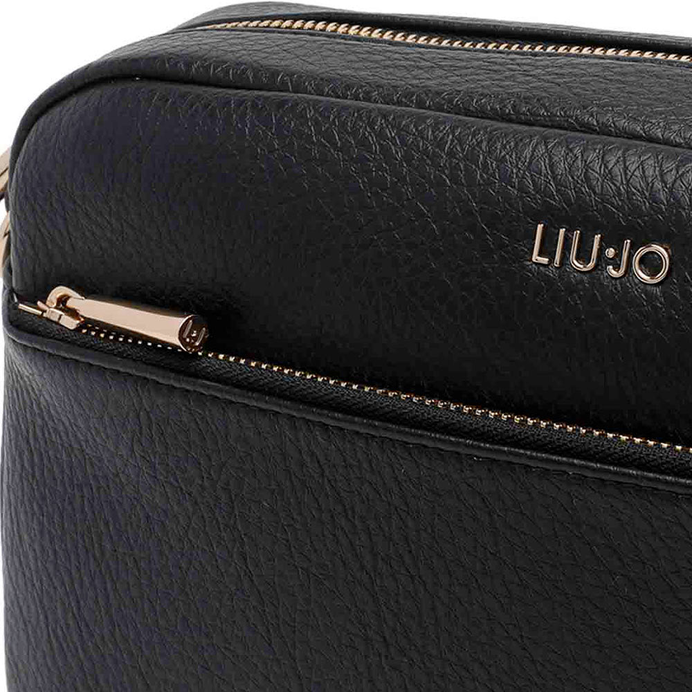 Borsa Donna a Tracolla LIU JO Better effetto Bottalato Nero