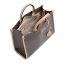 Borsa Donna a Mano Large LIU JO stampa Monogram Testa di Moro