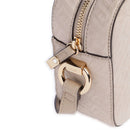 Borsa Donna a Tracolla Media LIU JO Neutro con Logo Monogram All Over
