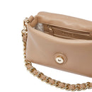 Kleine Damen-Schultertasche LIU JO Better Modell La Puffy in Kamel
