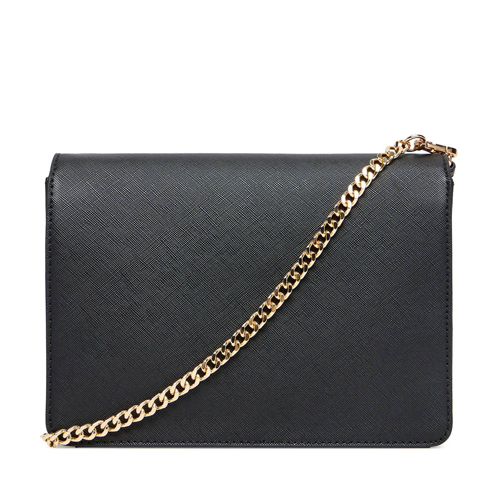 Borsa Donna con Tracolla in Catena LIU JO Better stampa Saffiano Nero