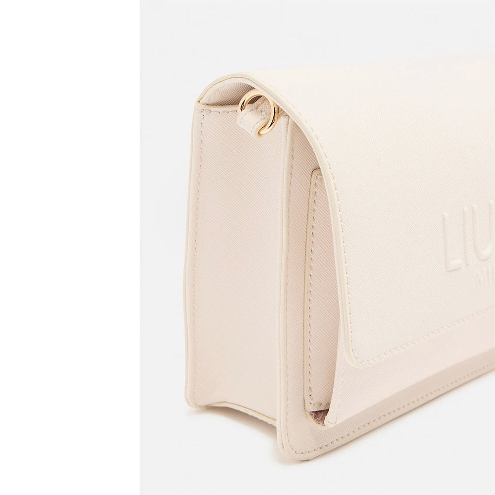 Borsa Donna con Tracolla in Catena LIU JO Better stampa Saffiano color Marmo