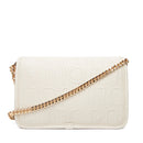 Borsa Donna a Spalla e Tracolla LIU JO Better Effetto Bottalato con Logo in Rilievo Marmo