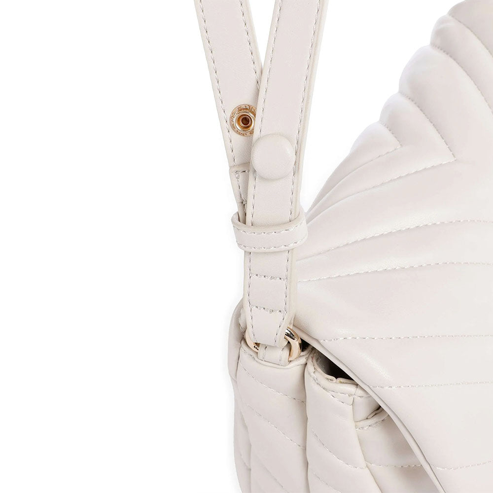 Borsa Donna Media a Spalla LIU JO Matelassè color Marmo