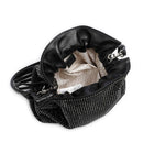 Borsa Donna a Spalla Small LIU JO linea Riccy in Microfibra Nera con Strass