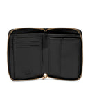 Portafoglio Donna Zip Around Small LIU JO effetto Bottalato Nero