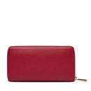 Portafoglio Donna Zip Around LIU JO effetto Bottalato Rosso Mattone