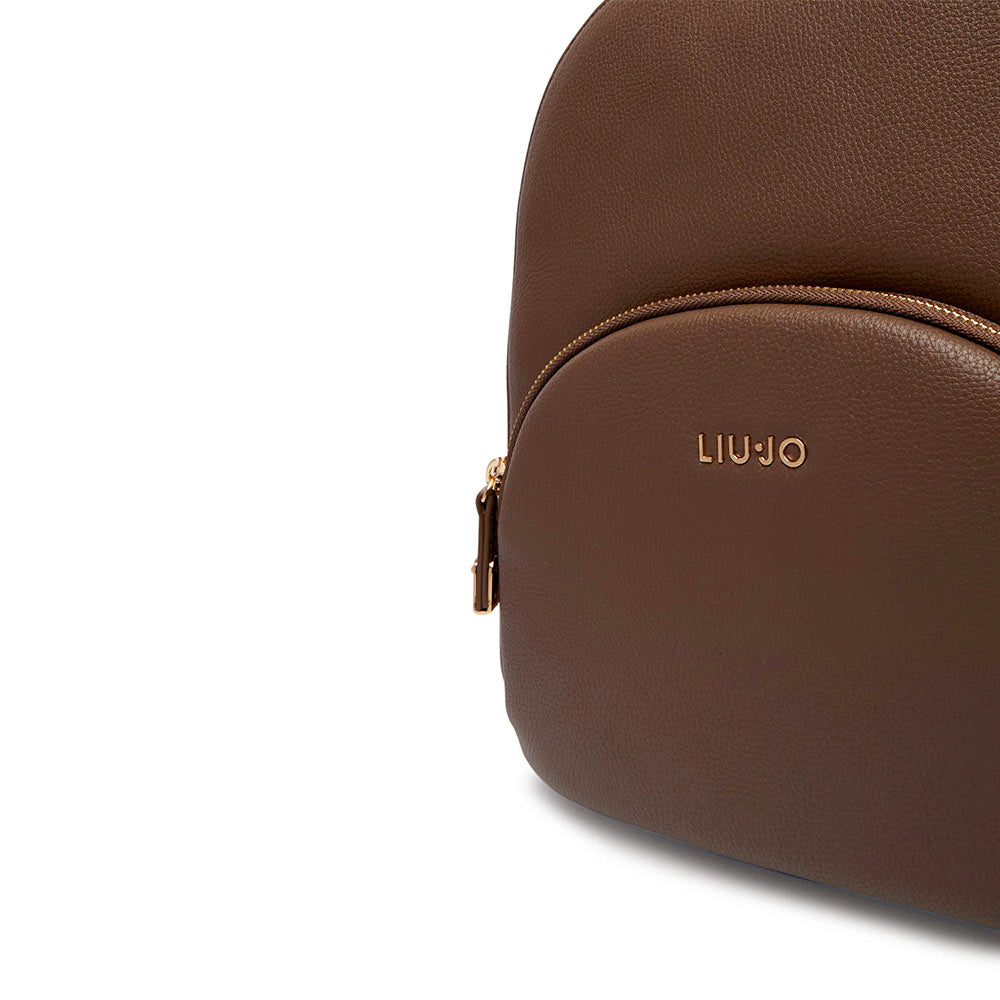 Zaino Donna LIU JO in Ecopelle effetto Bottalato Marrone